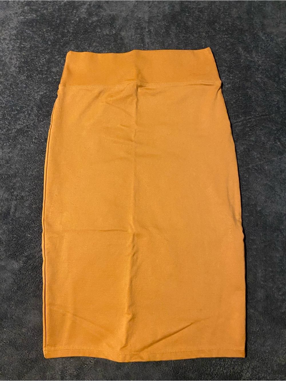 Soho Girls Mustard High-Waist Pencil Skirt